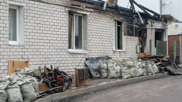 Professional Soot Cleanup technician working in Bokeelia, FL